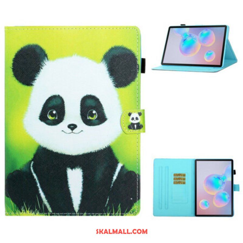 Fodral Samsung Galaxy Tab S8 / Tab S7 Söt Panda