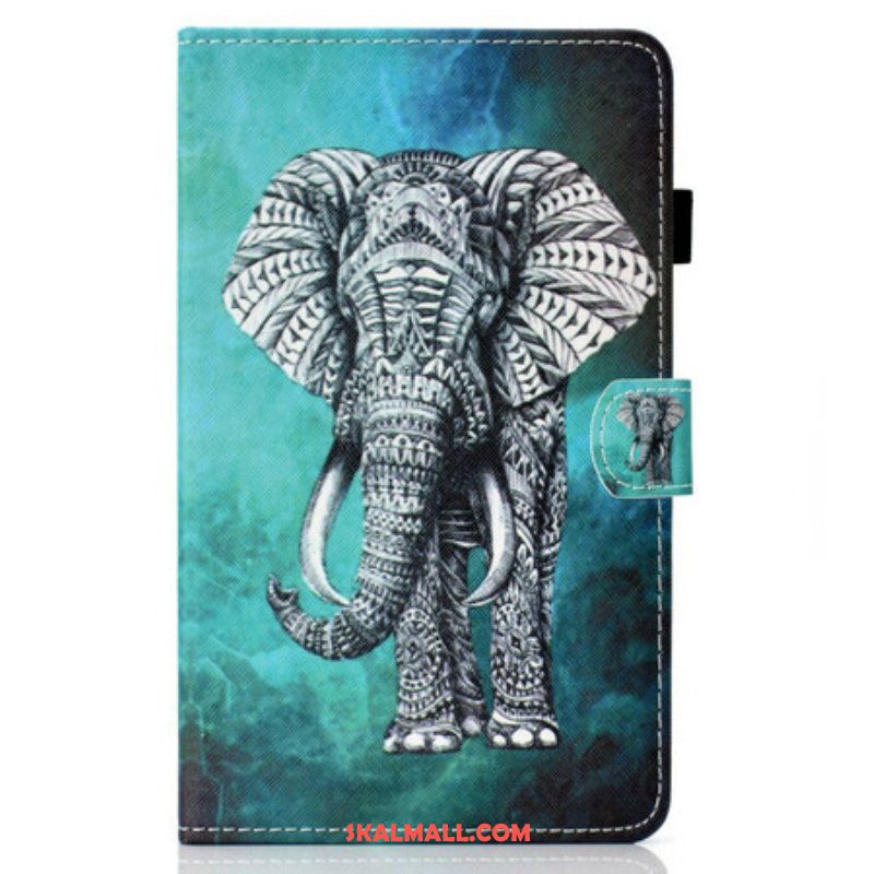 Fodral Samsung Galaxy Tab S8 / Tab S7 Tribal Elefant