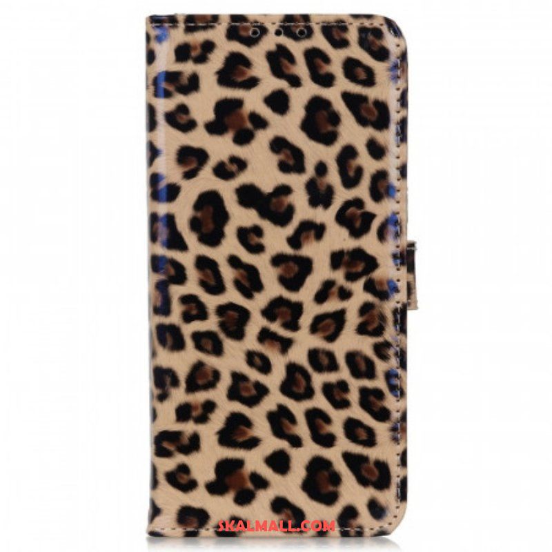 Fodral Sony Xperia 1 IV Leopardhudeffekt