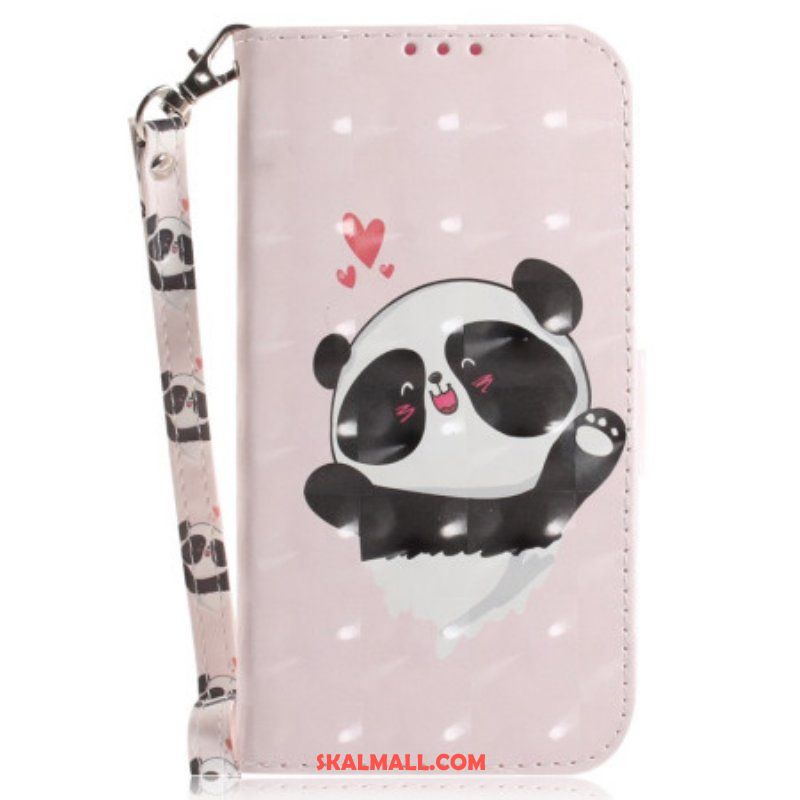 Fodral Xiaomi 12 / 12X Med Kedjar Panda Love Med Snodd