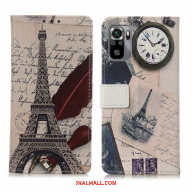 Fodral Xiaomi Redmi Note 10 / 10S Poetens Eiffeltorn