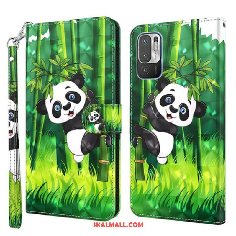 Fodral Xiaomi Redmi Note 10 5G Panda Och Bambu