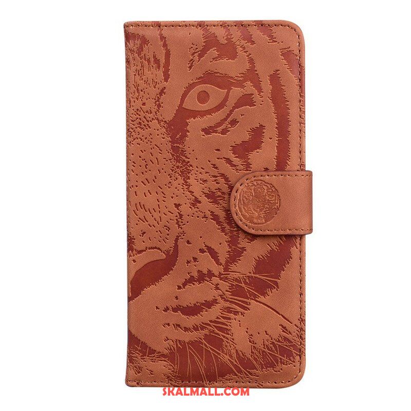 Fodral Xiaomi Redmi Note 10 5G Tiger Face Print