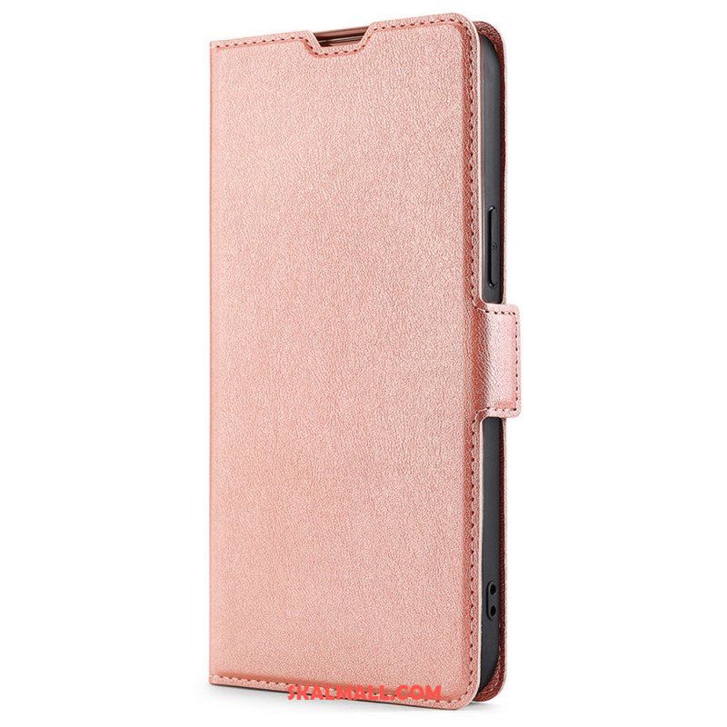 Fodral Xiaomi Redmi Note 10 Pro Ultrafin Läderstil