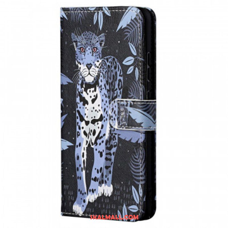 Fodral Xiaomi Redmi Note 11 / 11S Med Kedjar Strappy Leopard