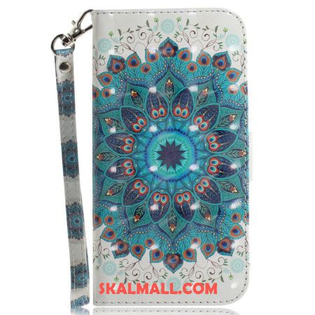Fodral Xiaomi Redmi Note 13 4g Grön Mandala Med Rem