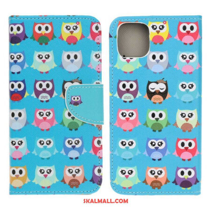 Fodral iPhone 13 Mini Flera Ugglor
