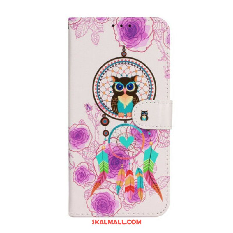 Fodral iPhone 13 Mini Med Kedjar Strappy Owl Mandala