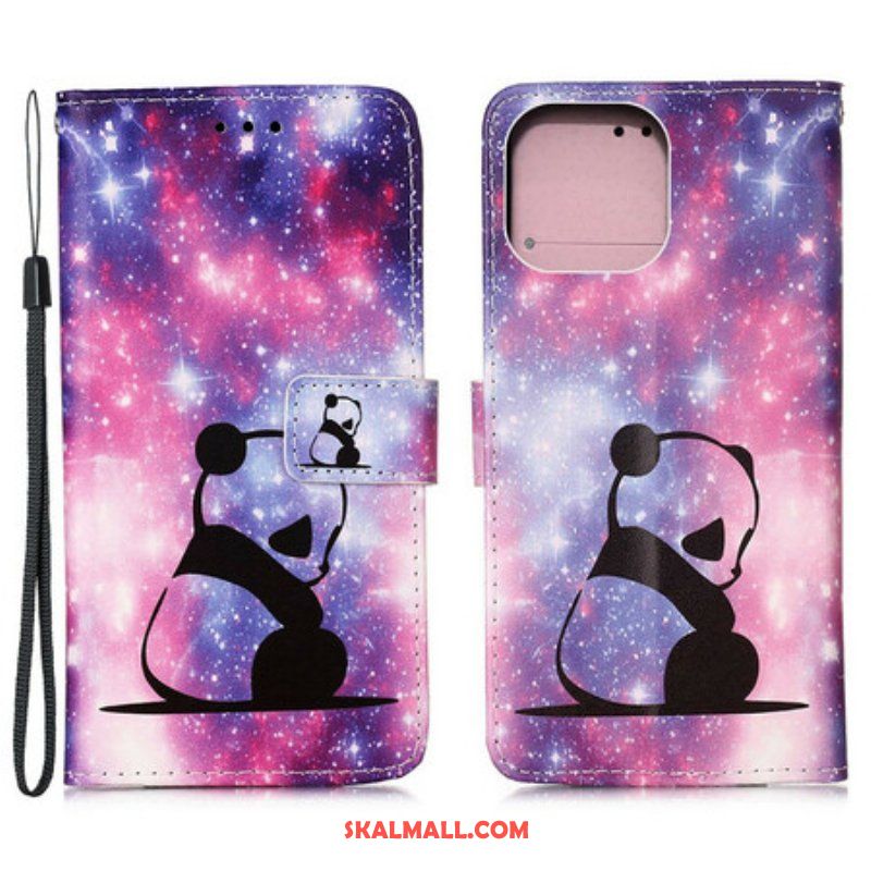 Fodral iPhone 13 Mini Panda Galaxy