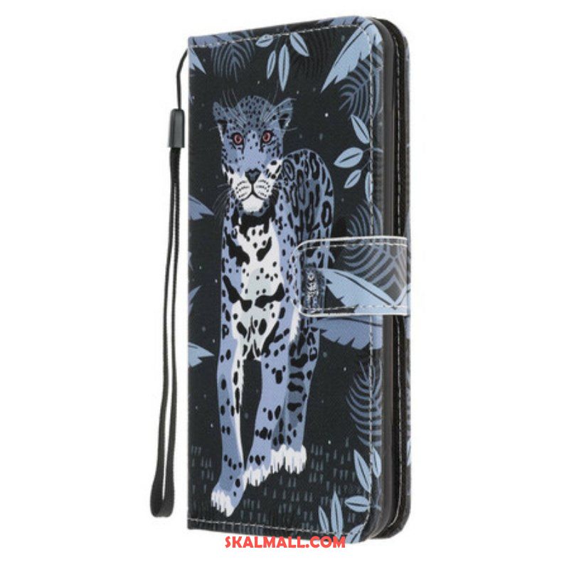 Fodral iPhone 13 Pro Med Kedjar Strappy Leopard