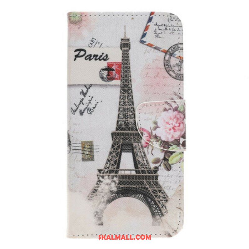Fodral iPhone 13 Pro Retro Eiffeltorn