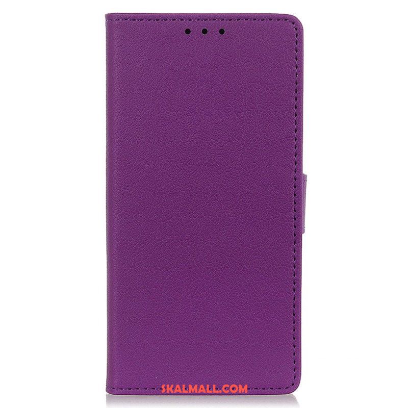 Fodral iPhone 14 Klassiskt Konstläder