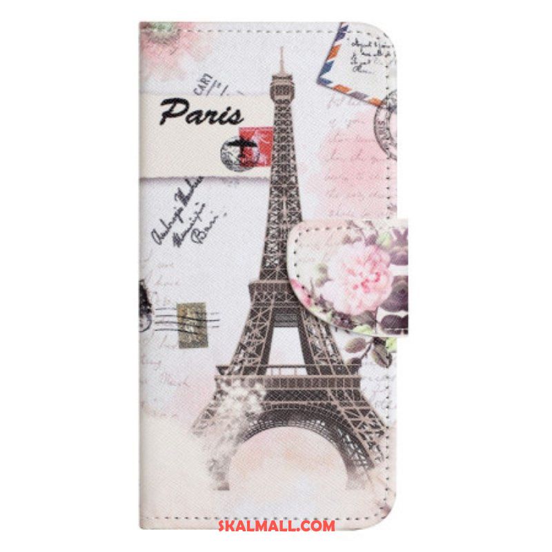 Fodral iPhone 14 Plus Vintage Eiffeltornet
