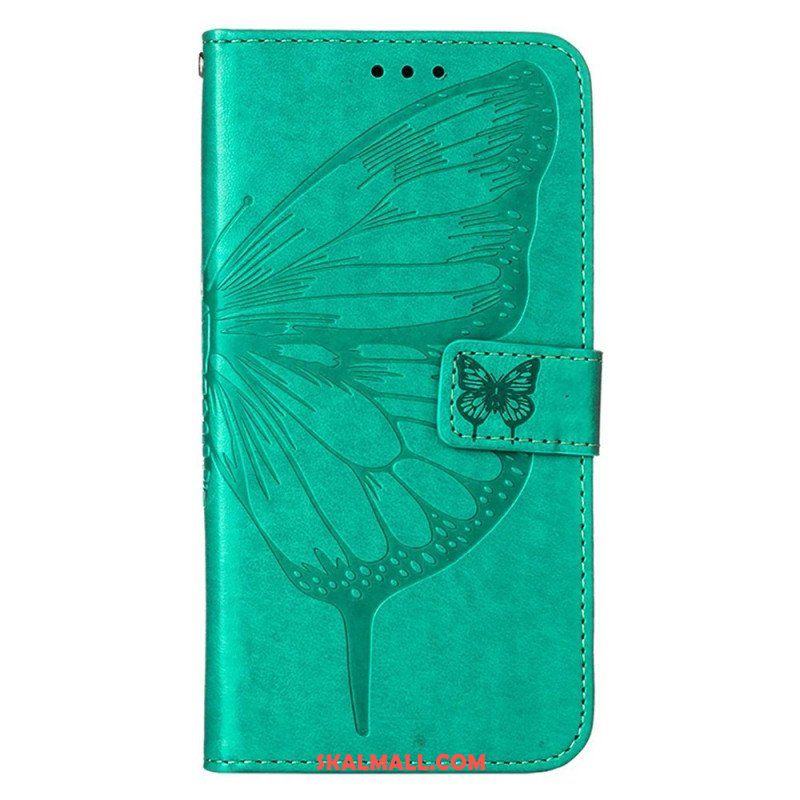 Fodral iPhone 14 Pro Max Med Kedjar Barock Strappy Butterfly