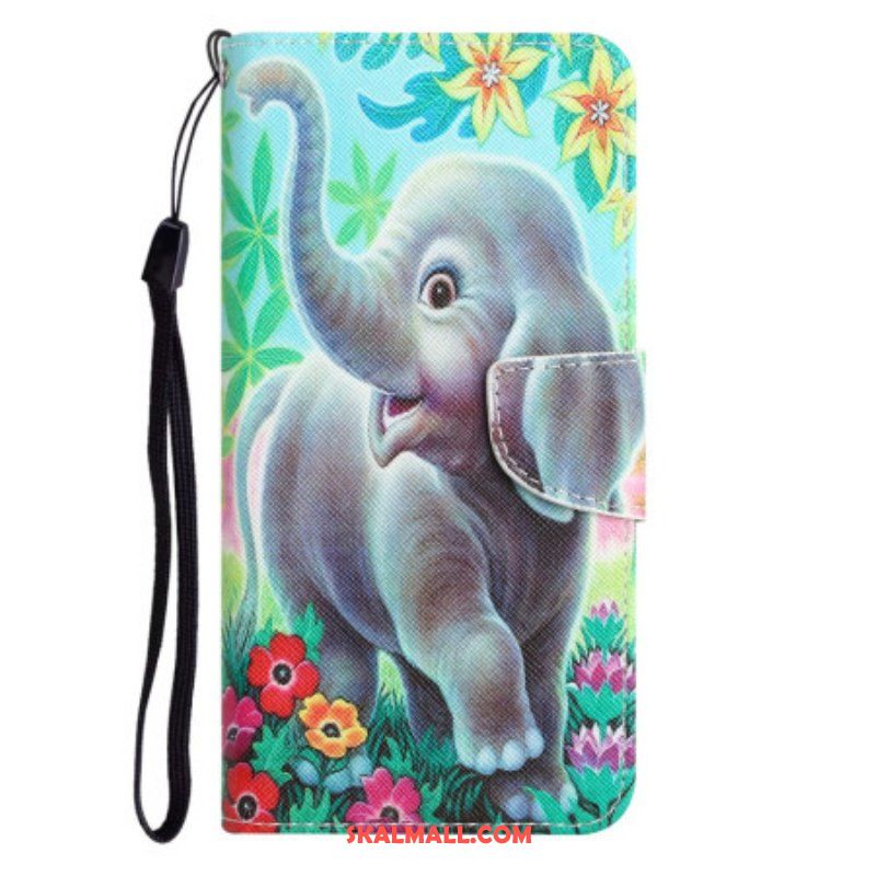 Fodral iPhone 15 Med Kedjar Lanyard Elephant Walk