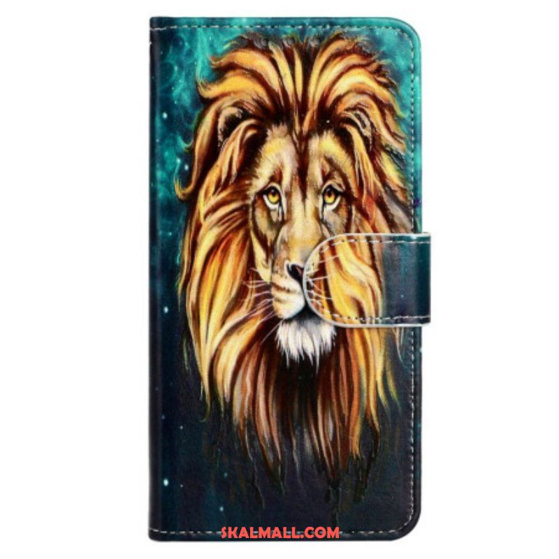 Fodral iPhone 15 Med Kedjar Lion Graphic Lanyard