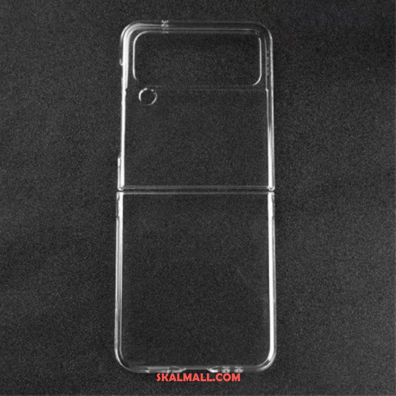 Folio-fodral Mobilskal Samsung Galaxy Z Flip 4 Läderfodral Transparent Plast