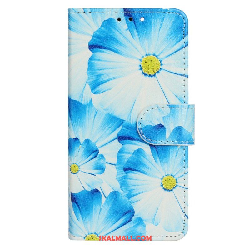 Folio-fodral Moto G73 5G Intensiva Blommor