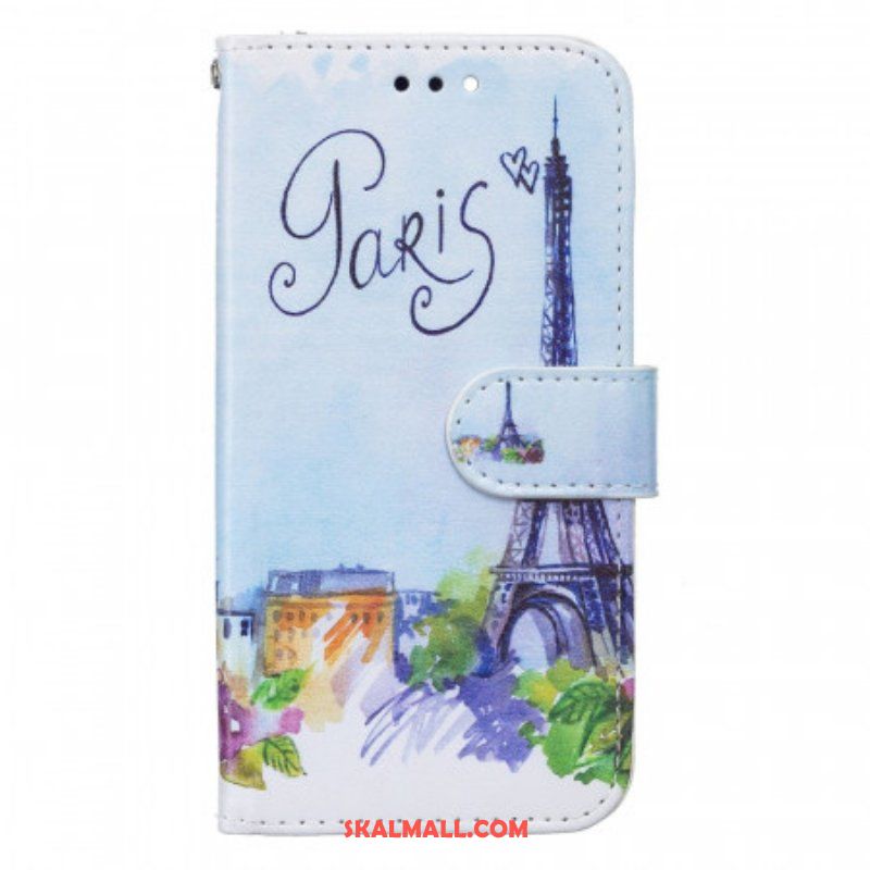 Folio-fodral Samsung Galaxy A13 5G / A04s Måla Paris