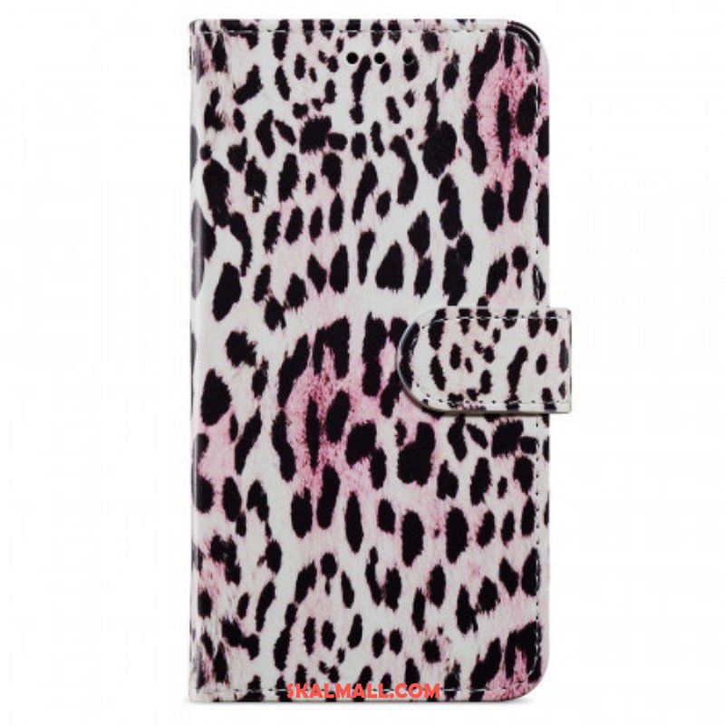 Folio-fodral Samsung Galaxy A13 Leopardmönster