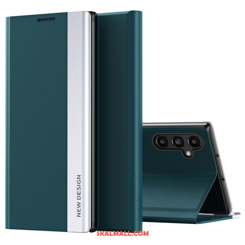 Folio-fodral Samsung Galaxy A14 / A14 5G Läderfodral Ny Design