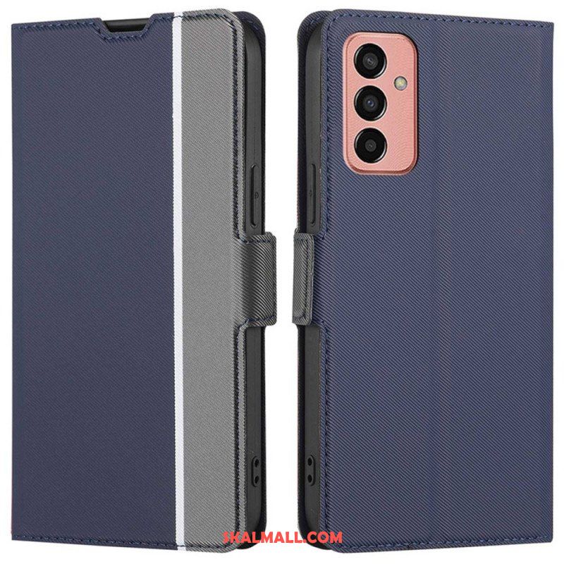 Folio-fodral Samsung Galaxy M13 Ultrafin Bicolor