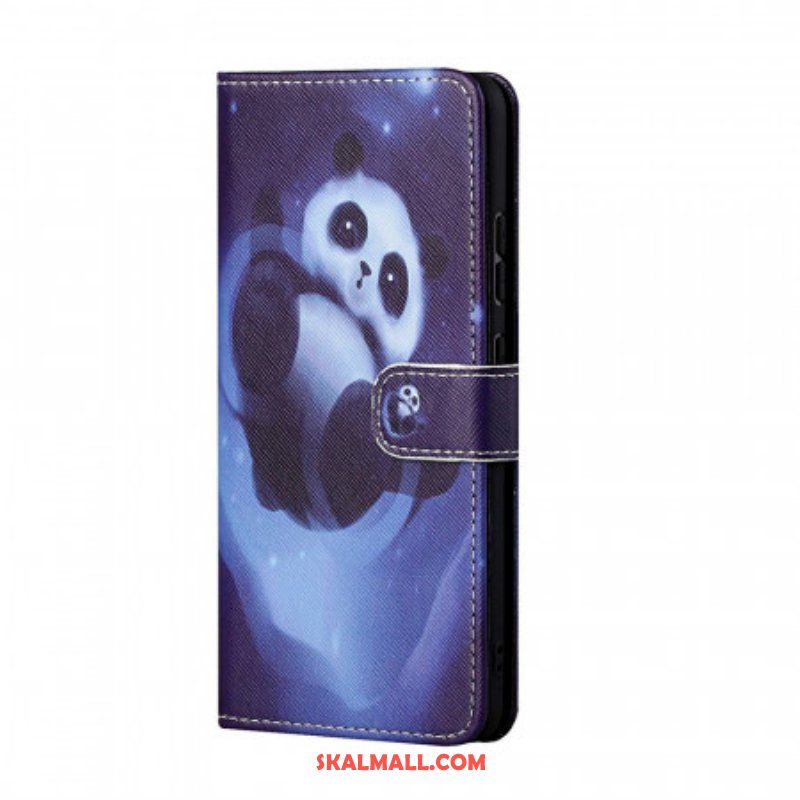 Folio-fodral Samsung Galaxy M23 5G Med Kedjar Strappy Panda