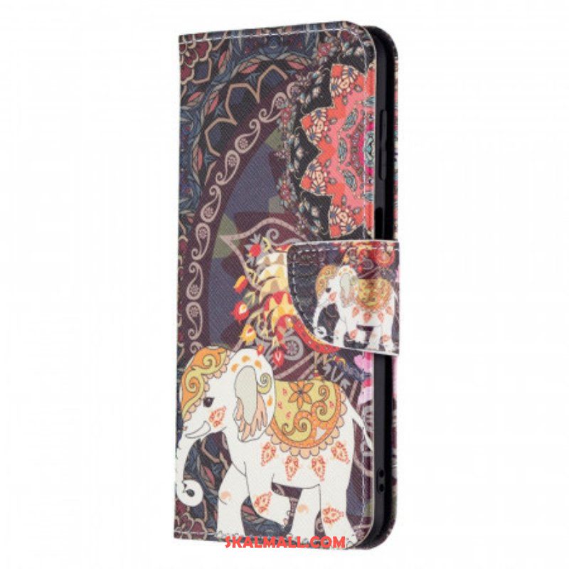 Folio-fodral Samsung Galaxy M32 Indisk Elefant