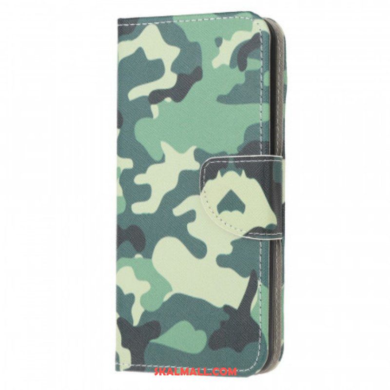 Folio-fodral Samsung Galaxy M32 Militärt Kamouflage
