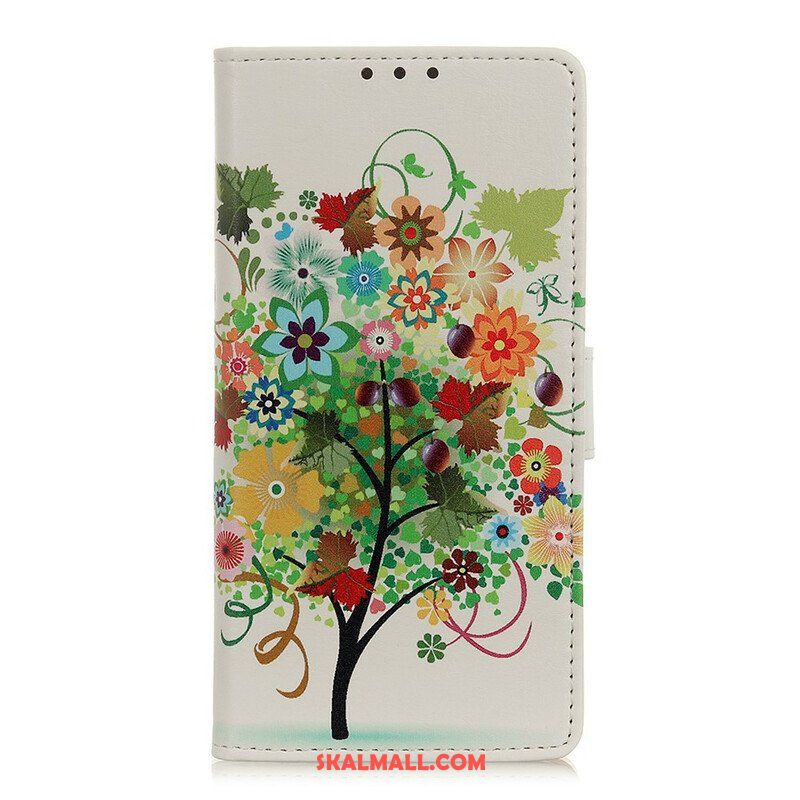 Folio-fodral Samsung Galaxy S21 5G Blommande Träd