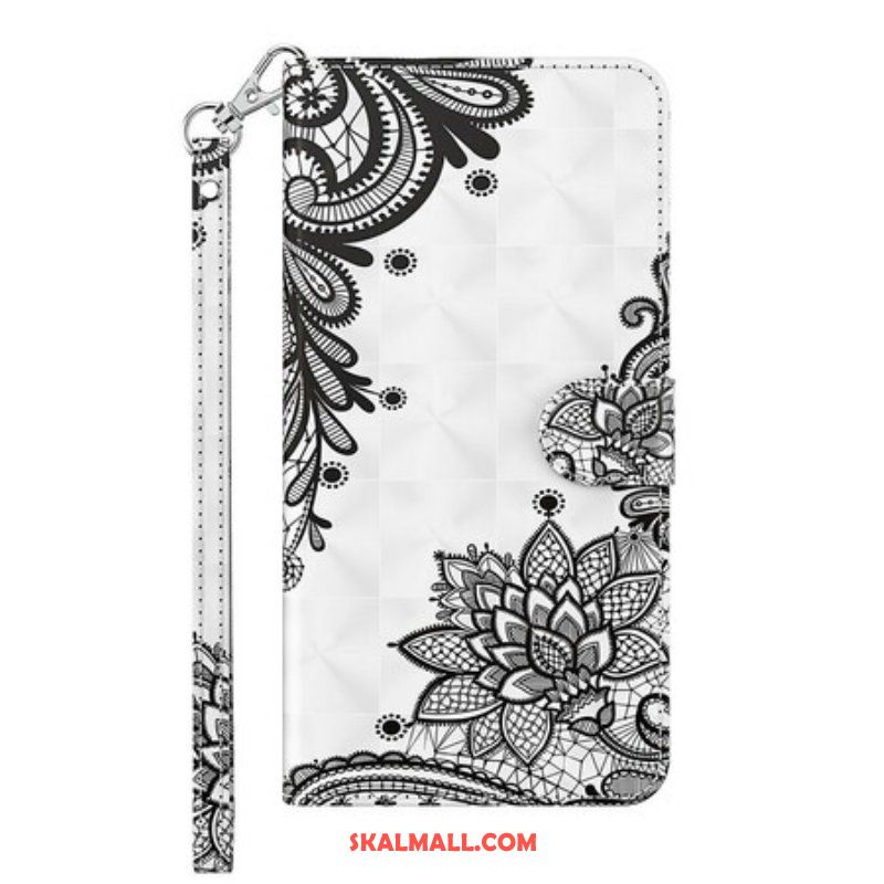 Folio-fodral Samsung Galaxy S21 FE Chic Spets