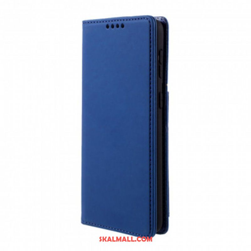 Folio-fodral Samsung Galaxy S21 Plus 5G Läderfodral Stativ För Korthållare