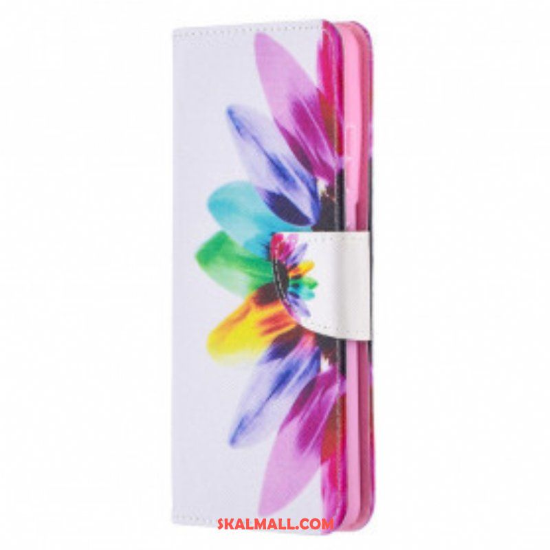 Folio-fodral Samsung Galaxy S21 Ultra 5G Akvarell Blomma