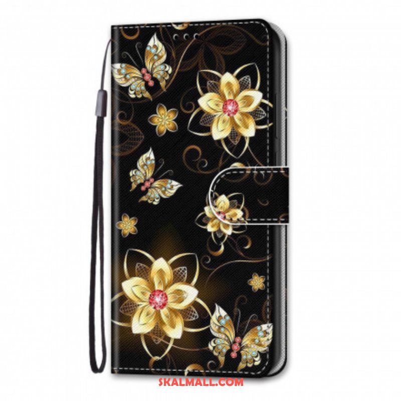 Folio-fodral Samsung Galaxy S21 Ultra 5G Magiska Blommor