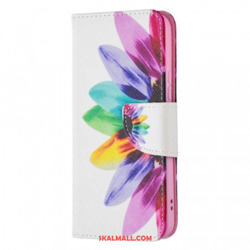 Folio-fodral Samsung Galaxy S22 5G Akvarell Blomma