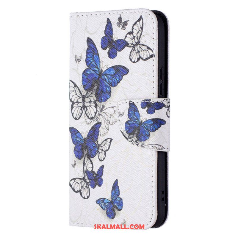 Folio-fodral Samsung Galaxy S22 5G Butterflies Kings