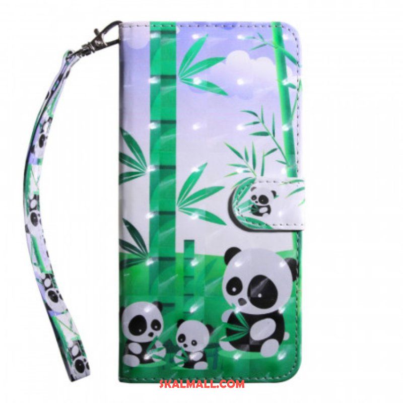 Folio-fodral Samsung Galaxy S22 5G Panda Familj