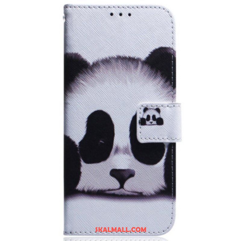 Folio-fodral Samsung Galaxy S23 Ultra 5G Med Kedjar Min Lanyard Panda