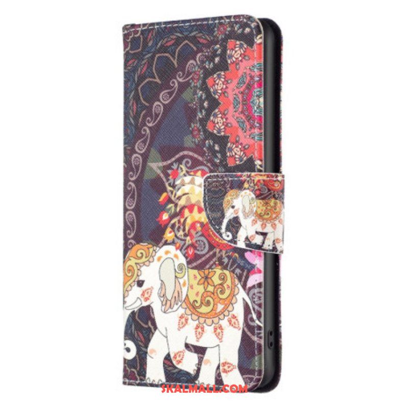 Folio-fodral Samsung Galaxy S23 Ultra 5G Tribal Elefant