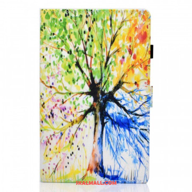 Folio-fodral Samsung Galaxy Tab A8 (2021) Akvarell Träd