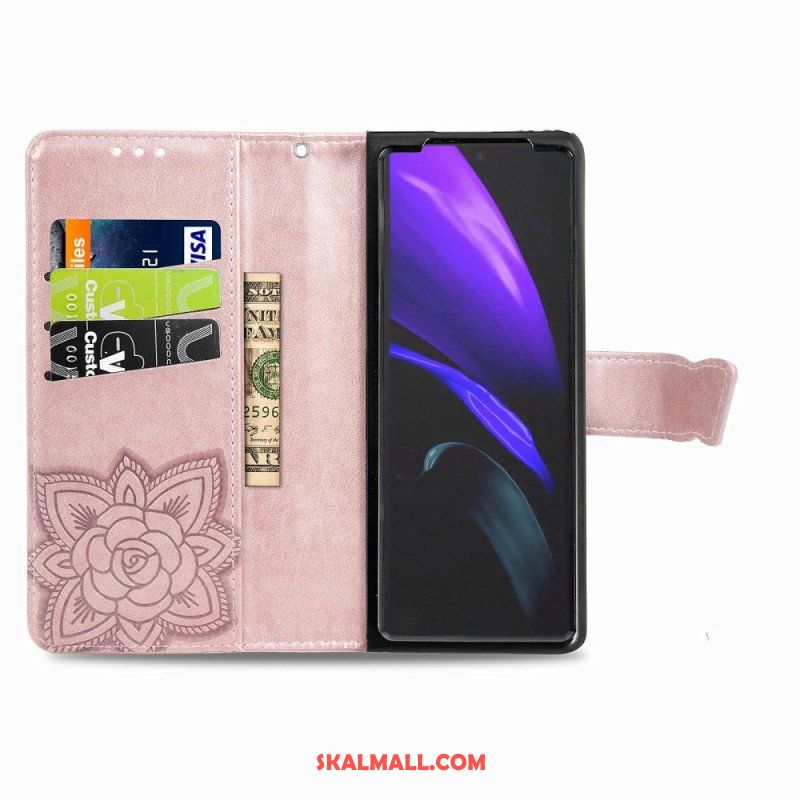 Folio-fodral Samsung Galaxy Z Fold 4 Jätte Fjäril