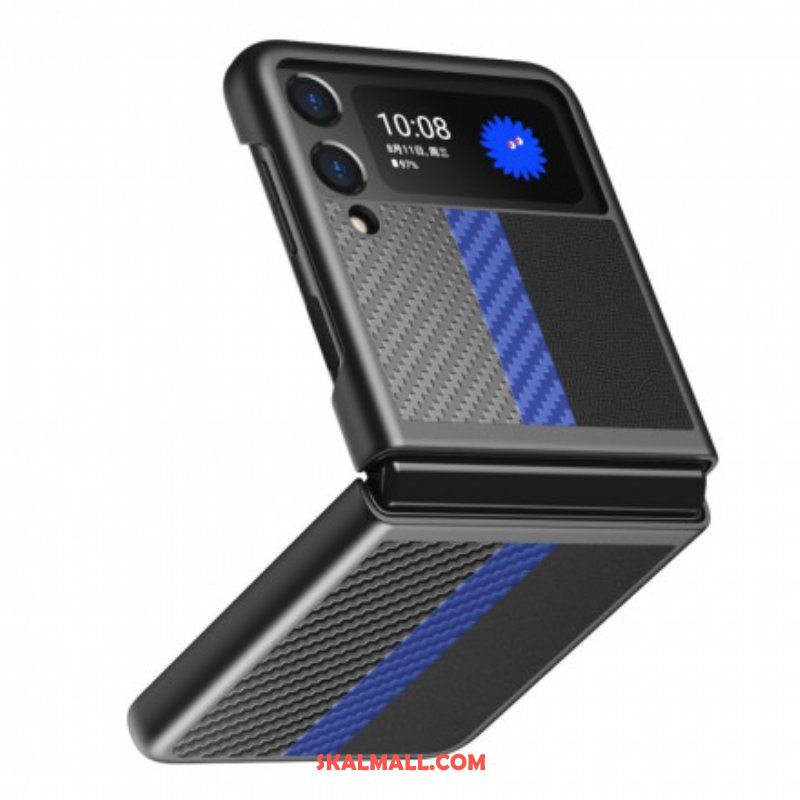 Folio-fodral Skal Samsung Galaxy Z Flip 3 5G Läderfodral Färg
