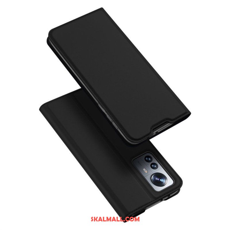 Folio-fodral Xiaomi 12 Pro Läderfodral Skin Pro Dux Ducis