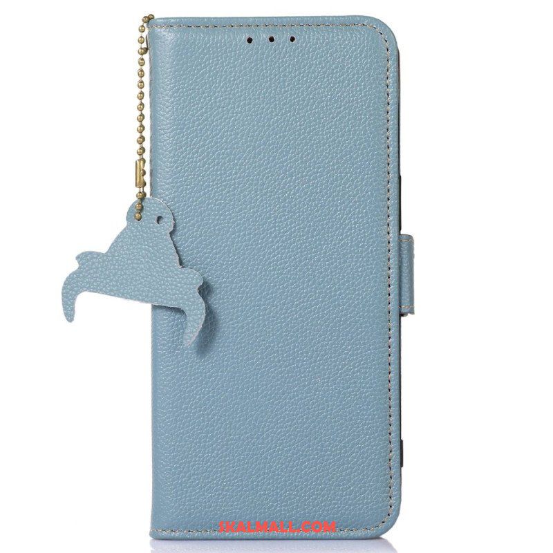 Folio-fodral Xiaomi 13 Lite Skyddsfodral Rfid-skydd I Äkta Läder