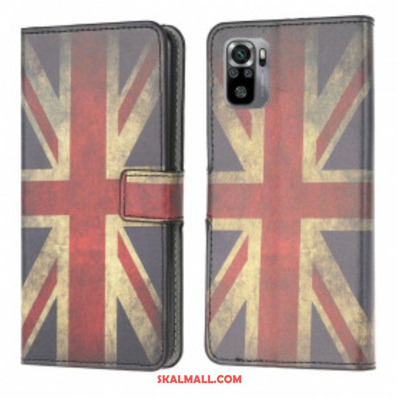 Folio-fodral Xiaomi Redmi Note 10 / 10S Englands Flagga