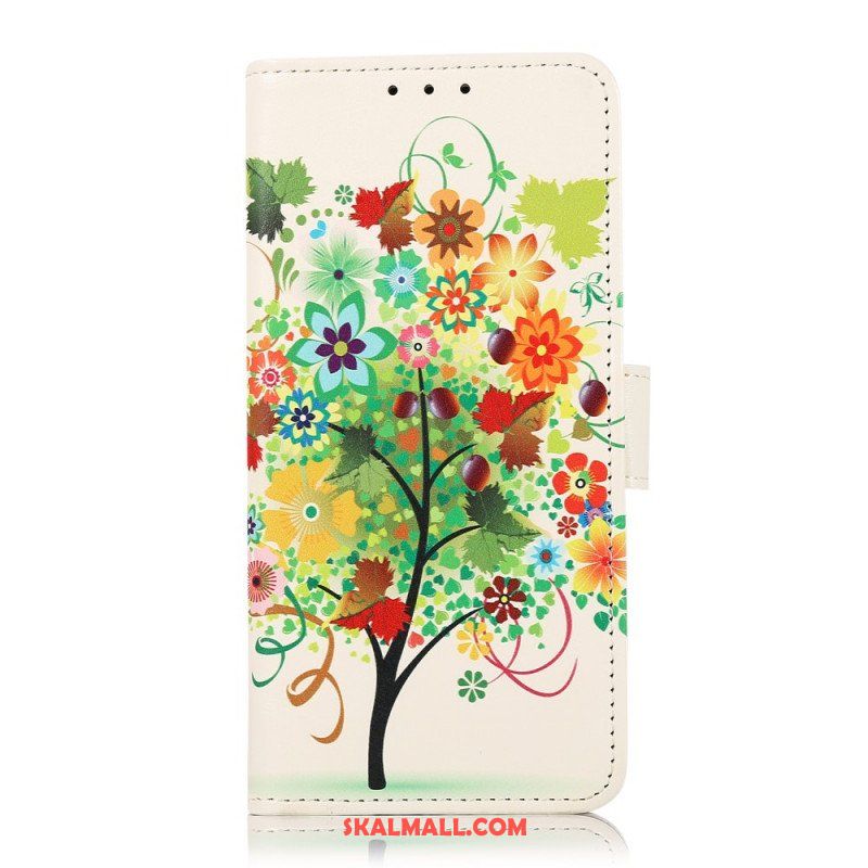 Folio-fodral Xiaomi Redmi Note 11 Pro Plus 5G Blommande Träd