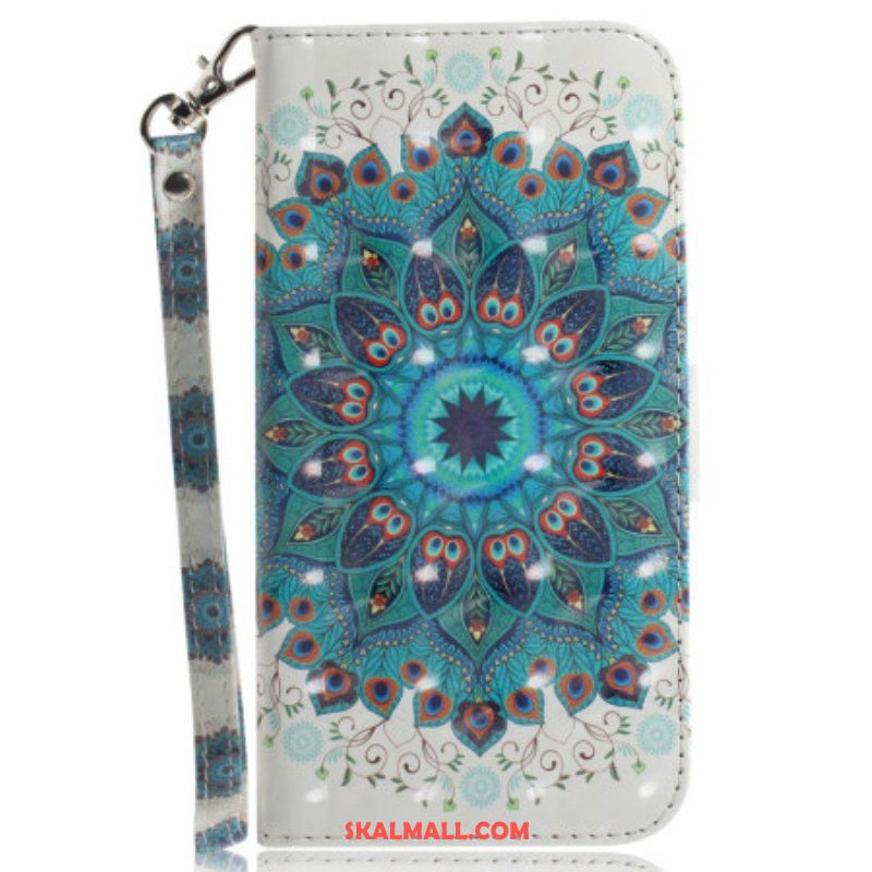 Folio-fodral Xiaomi Redmi Note 12 4G Med Kedjar Strappy Mandala