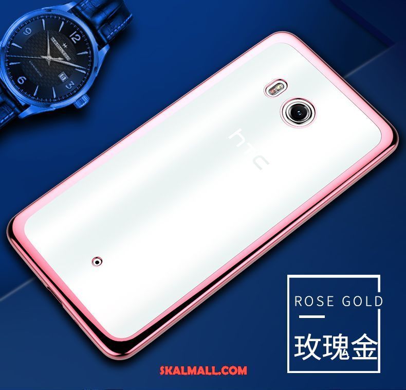 Htc U11 Skal Rosa Guld Transparent Mjuk Fallskydd Mobil Telefon Butik