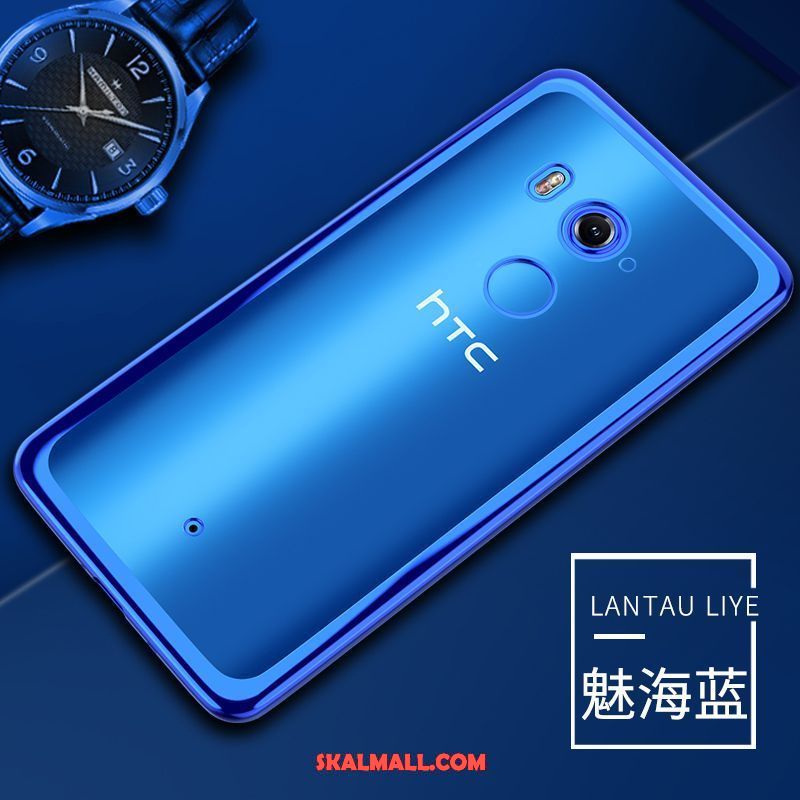 Htc U11+ Skal Silikon Mobil Telefon Transparent Mjuk Blå Butik