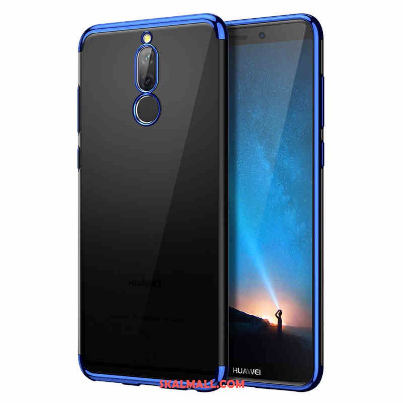 Huawei Mate 10 Lite Skal All Inclusive Plating Mjuk Blå Mobil Telefon Billigt